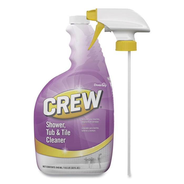 Crew Shower, Tub and Tile Cleaner, Fresh Clean Scent, Liquid, 32 oz Bottle