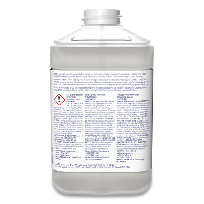 Perdiem General Purpose Cleaner With Hydrogen Peroxide, Unscented, 84.5 oz Bottle, 2/Carton