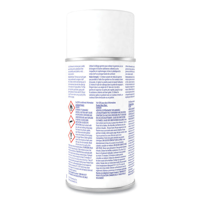 Gum Remover, Cherry Scent, 6.5 oz Aerosol Spray, 12/Carton