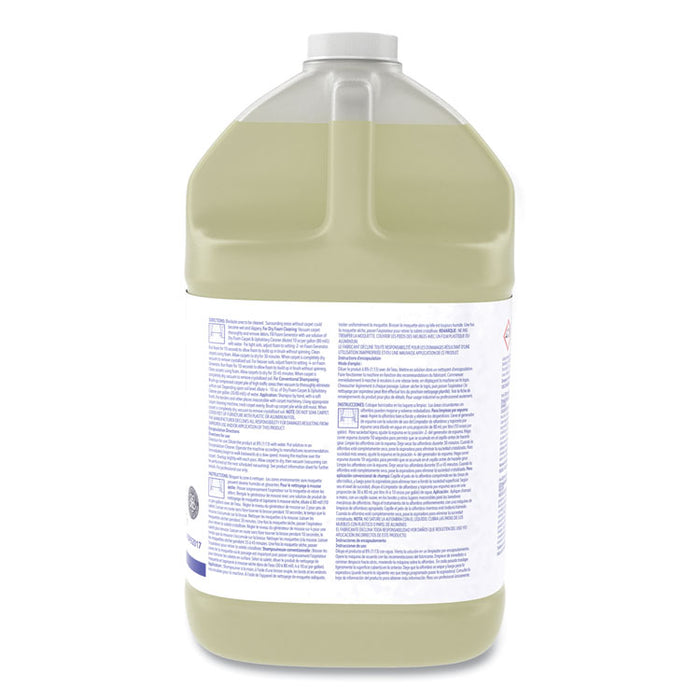 Dry Foam Shampoo and Encapsulation Cleaner, Floral Scent, Liquid, 1 gal, 4/Carton