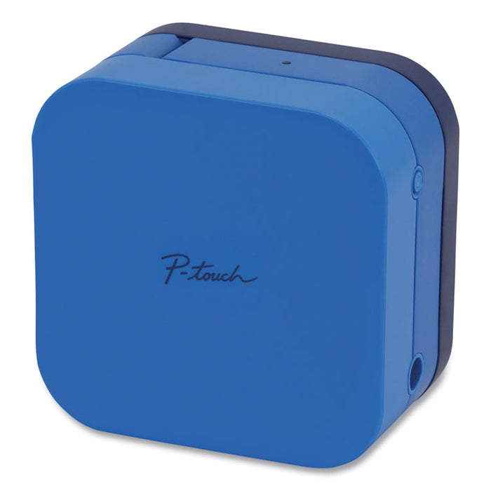 PT-P300BTBU P-touch CUBE Label Maker, 20 mm/s Print Speed, 2.5 x 4.6 x 4.6