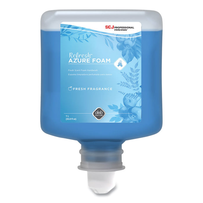 Refresh Foaming Hand Soap Manual Cartridge Refill, Fresh Apple Scent, 1 L, 6/Carton