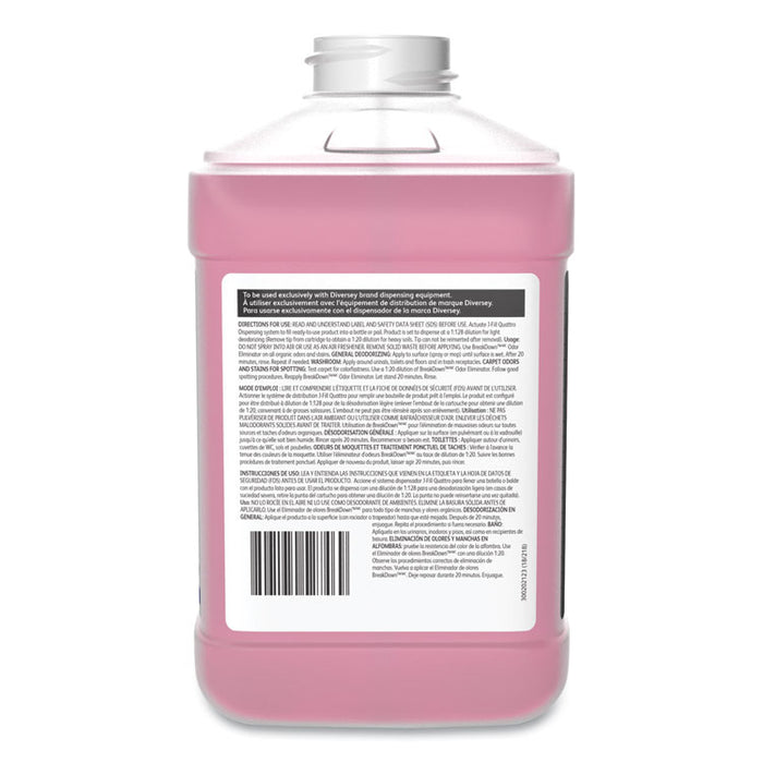 Breakdown Odor Eliminator, Fresh, 84.5 oz, 2/Carton
