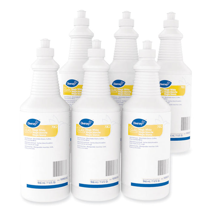 Clax Magic White, Liquid, 32 oz, 6/Carton