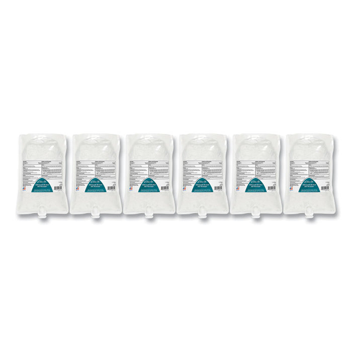 Advanced Gel Hand Sanitizer, 1,000 mL Bag, Light Fresh Scent, 6/Carton