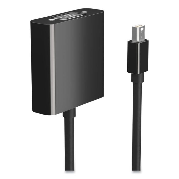 Mini DisplayPort to VGA Adapter, 6", Black