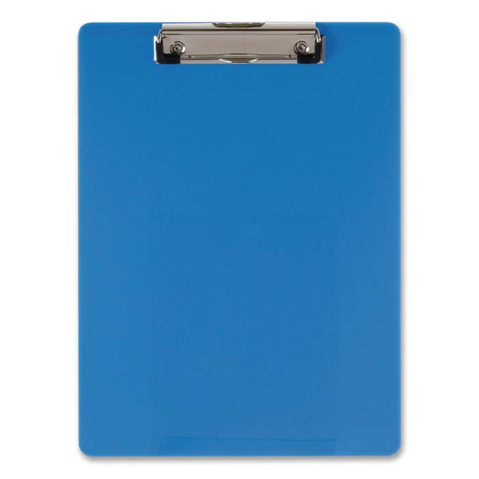 Recycled Plastic Clipboard, Holds 8.5 x 11 Sheets, Blue