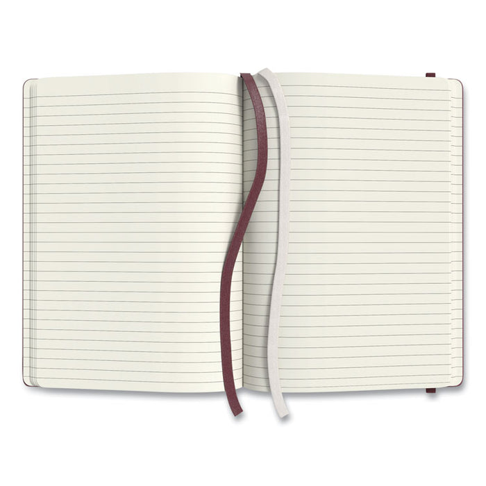 Hardcover Business Journal, 1-Subject, Narrow Rule, Purple Cover, (96) 8 x 5.5 Sheets