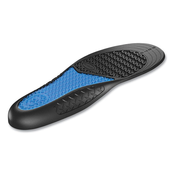 Comfort and Energy Work Massaging Gel Insoles, Women, Women's Sizes 6 to 11, Black/Blue, Pair