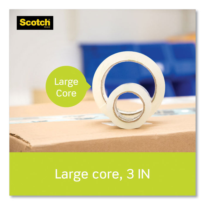 Sure Start Packaging Tape with Dispenser, 3" Core, 1.88" x 38.2 yds, Clear