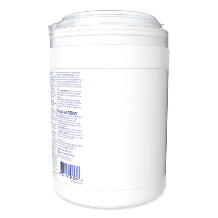 Oxivir TB Disinfectant Wipes, 6 x 6.9, Characteristic Scent, White, 160/Canister, 4 Canisters/Carton