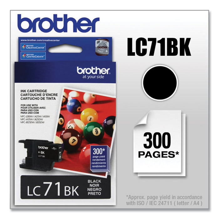 LC71BK Innobella Ink, 300 Page-Yield, Black