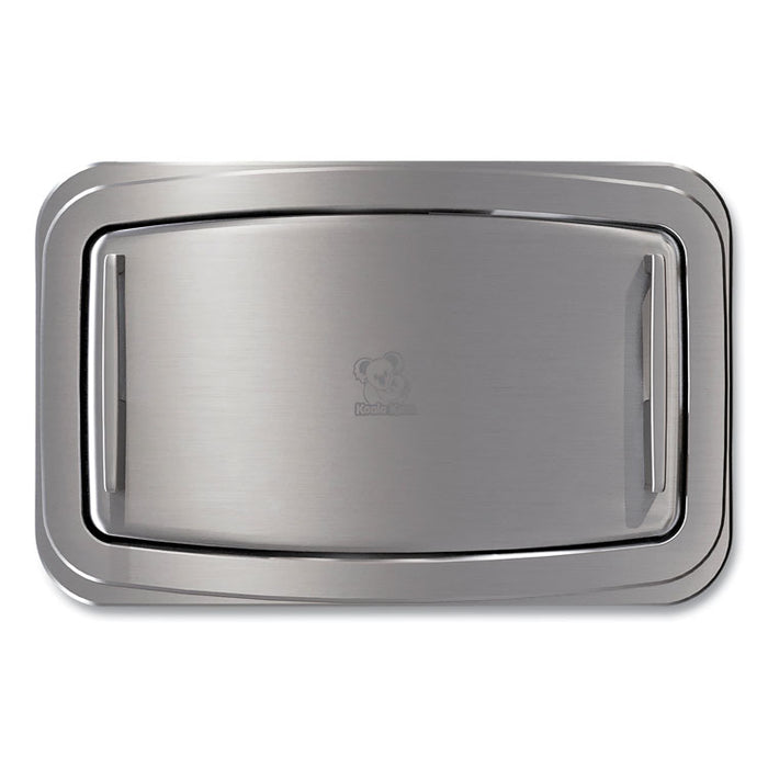 Baby Changing Station, Wall Horizontal Mount, 37.06 x 21.63, Gray