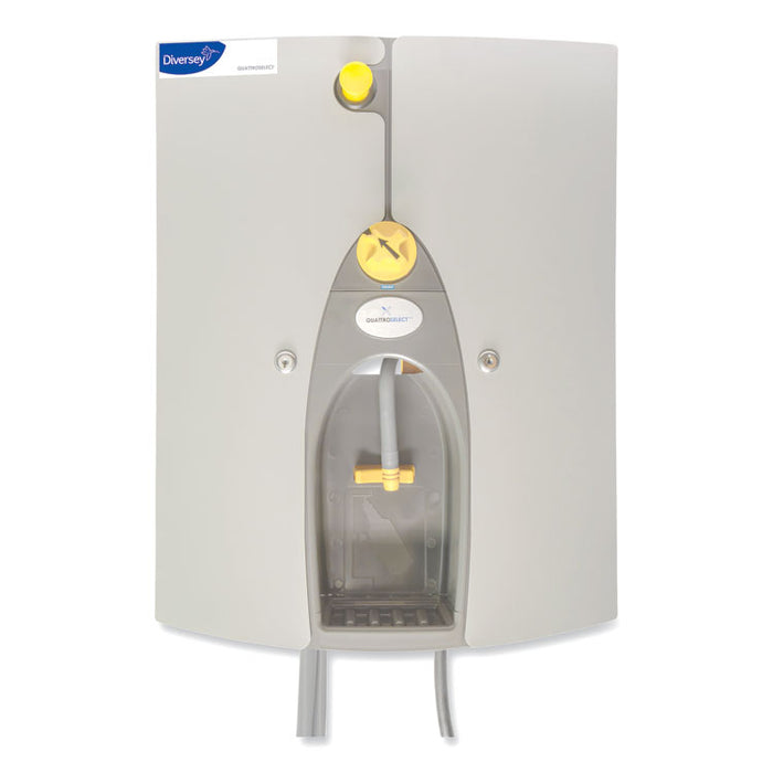 J-Fill QuattroSelect Dispensing System, Four Dispenser, Closed Door Model, 2.5 L, 18.5 x 7.5 x 24.25, Silver