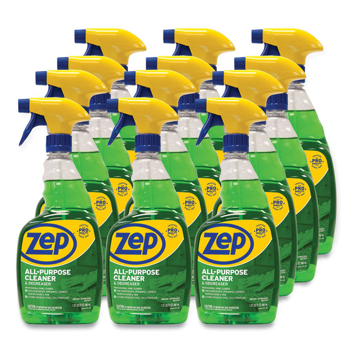All-Purpose Cleaner and Degreaser, 32 oz Spray Bottle, 12/Carton