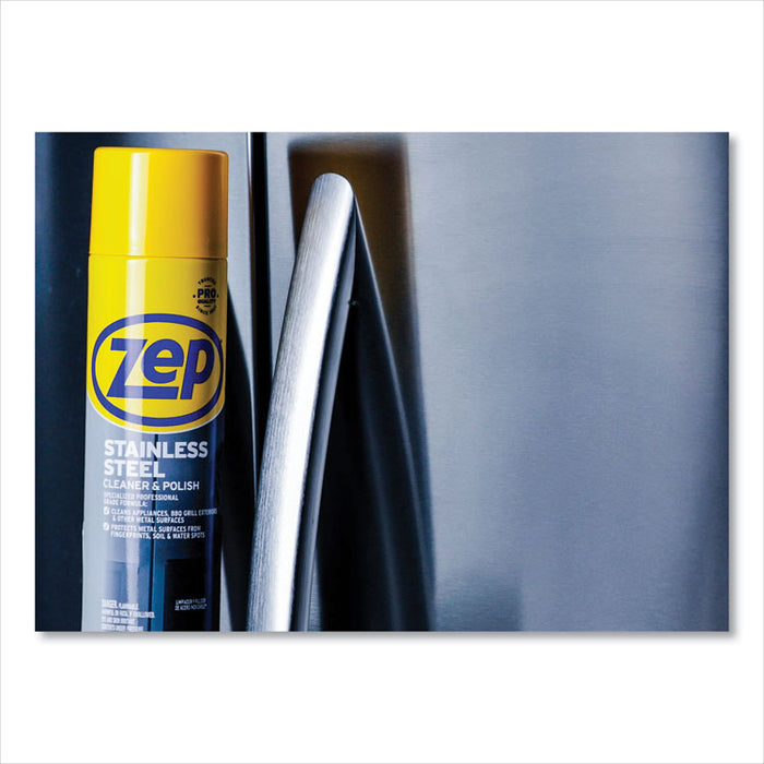 Stainless Steel Polish, 14 oz Aerosol Spray, 12/Carton