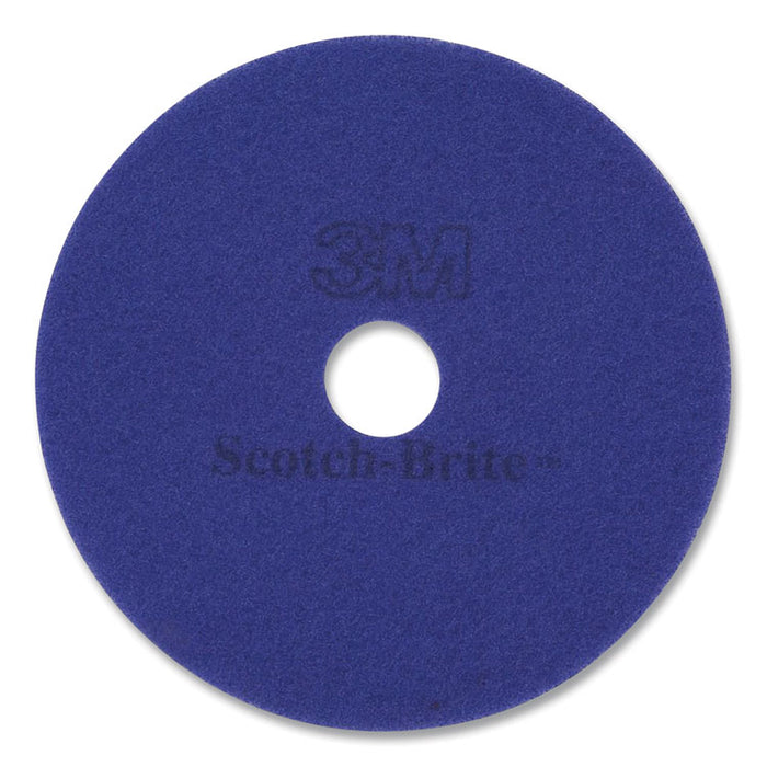 Diamond Floor Pads, 24" Diameter, Purple, 5/Carton