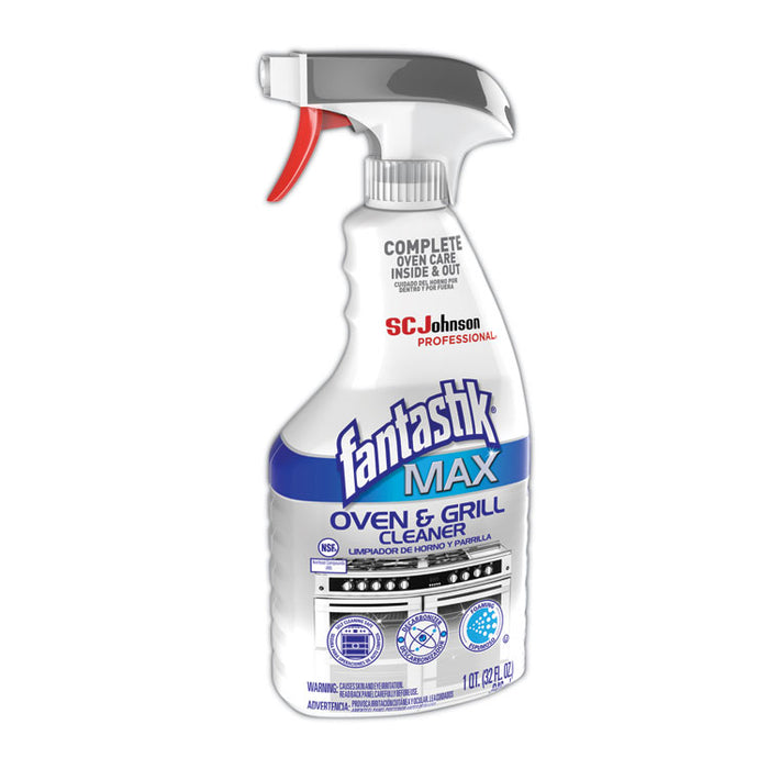 MAX Oven and Grill Cleaner, 32 oz Bottle, 8/Carton