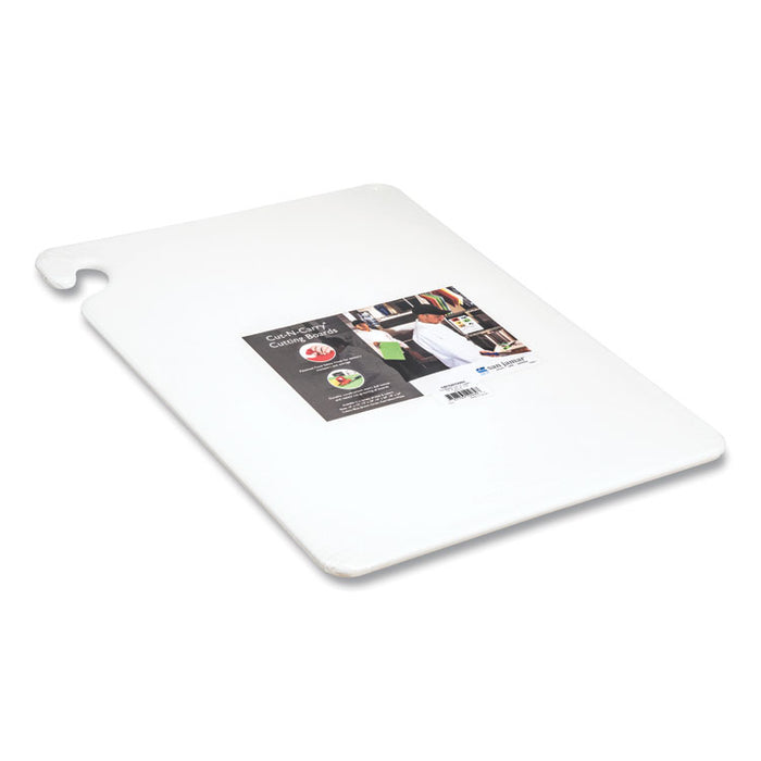 Cut-N-Carry Color Cutting Boards, Plastic, 20 x 15 x 0.5, White