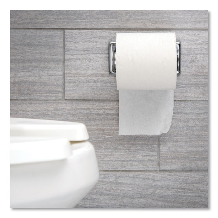 Locking Toilet Tissue Dispenser, 6 x 4.5 x 2.75, Chrome