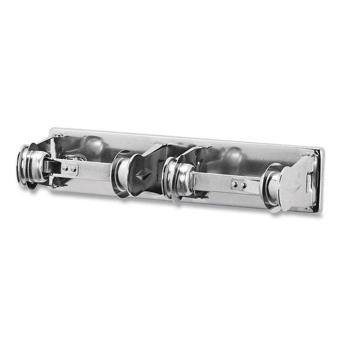 Locking Toilet Tissue Dispenser, 12.38 x 4.5 x 2.75, Chrome
