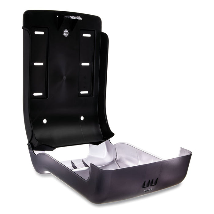 Large Capacity Ultrafold Multifold/C-Fold Towel Dispenser, Oceans, 11.75 x 6.25 x 18, Transparent Black Pearl