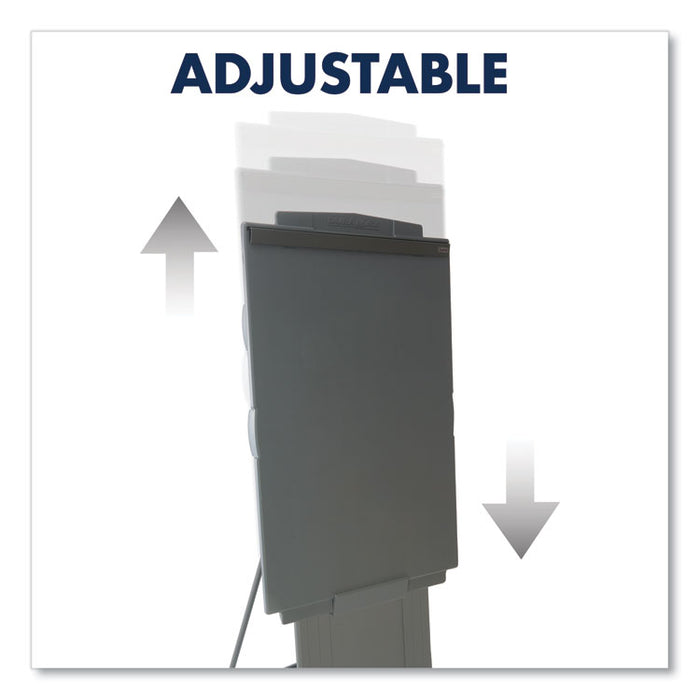 Duramax Portable Presentation Easel, 72" Tall, Plastic, Gray