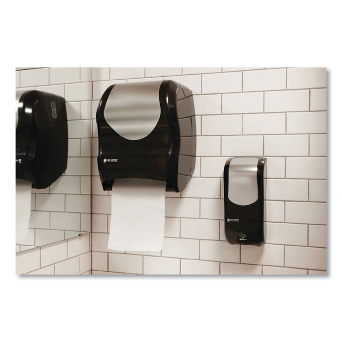 Tear-N-Dry Touchless Roll Towel Dispenser, 16.75 x 10 x 12.5, Black/Silver
