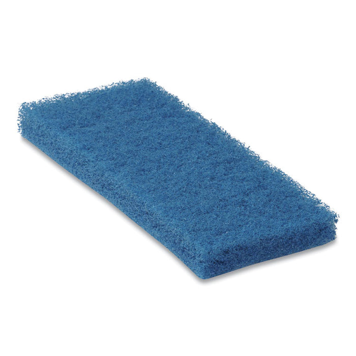 Octopus 102 Medium Duty Cleaning Pad, 5" x 9", Blue, 20/Carton