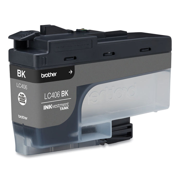 LC406BKS INKvestment Ink, 3,000 Page-Yield, Black
