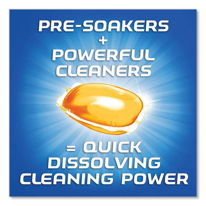 Dish Detergent Gelpacs, Orange Scent, 54/Box, 4 Boxes/Carton