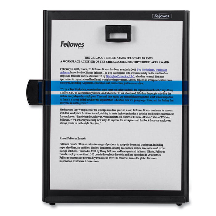 Metal Copyholder, Holds Up to 200 Letter Size Sheets, Black