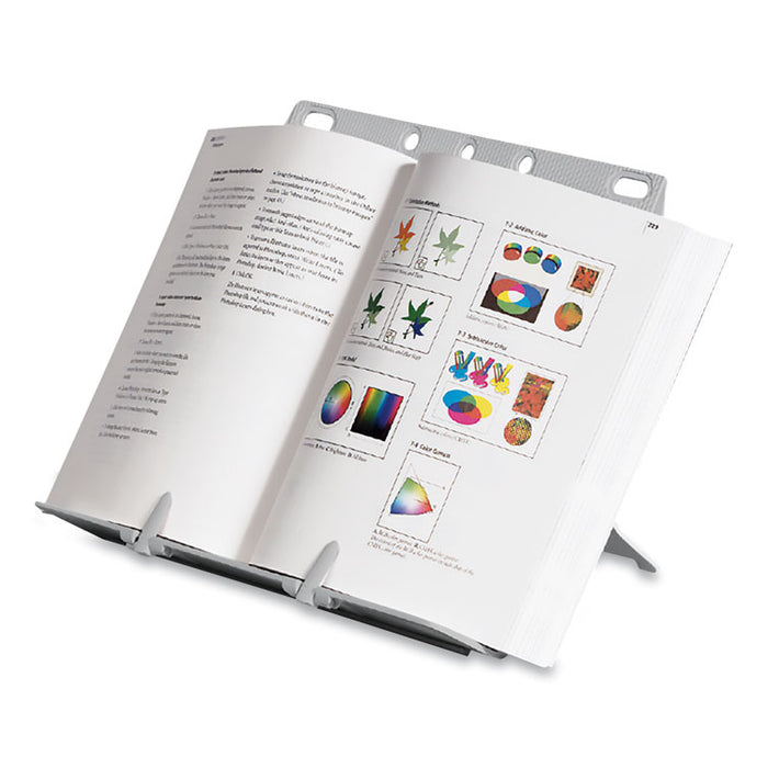 BookLift Copyholder, Holds Up to 350 Legal Size Sheets, Plastic, Platinum