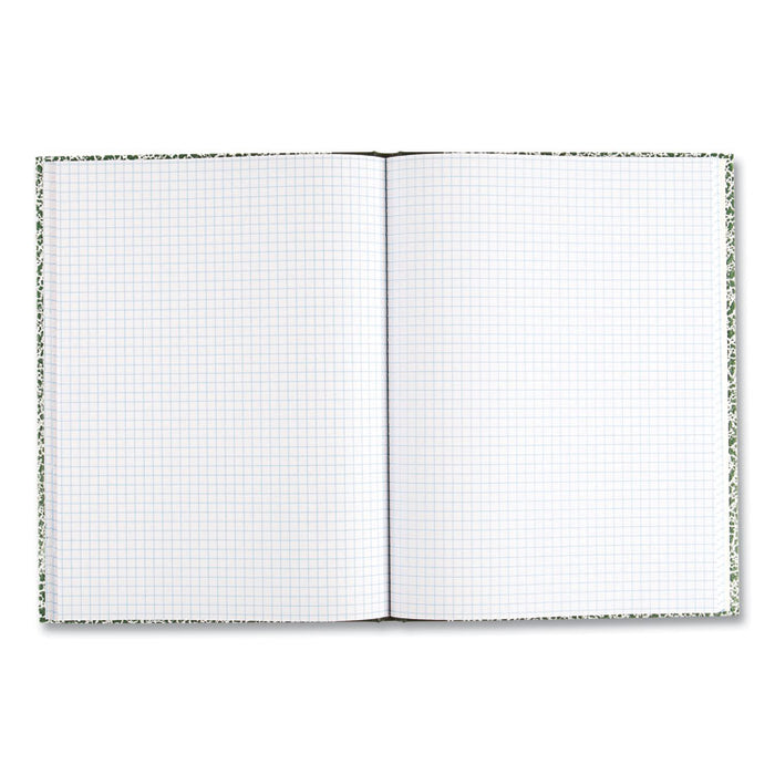 Lab Notebook, Quadrille Rule (5 sq/in), Green Marble Cover, (96) 10.13 x 7.88 Sheets