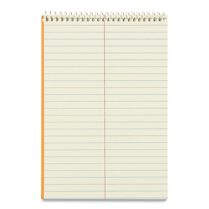 Standard Spiral Steno Pad, Brown Cover, Gregg Rule, (80) Eye-Ease Green 6 x 9 Sheets