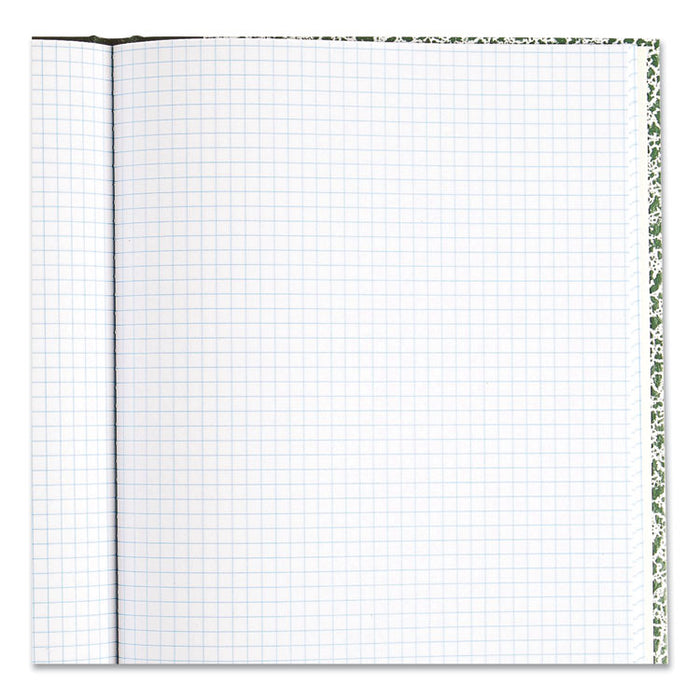 Lab Notebook, Quadrille Rule (5 sq/in), Green Marble Cover, (96) 10.13 x 7.88 Sheets