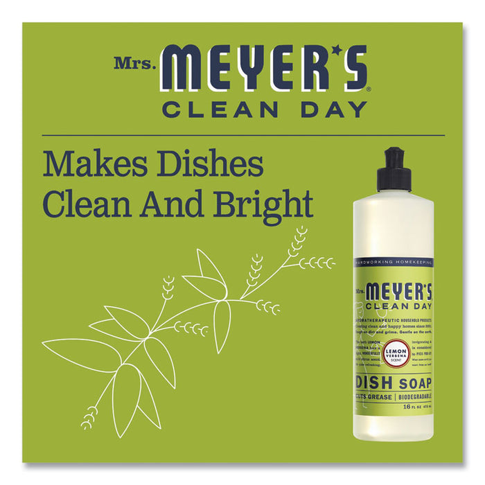Dish Soap, Lemon Scent, 16 oz, Bottle, 6/Carton