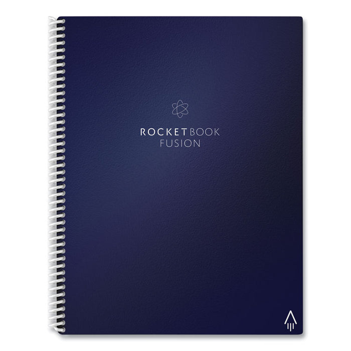 Fusion Smart Notebook, Seven Assorted Page Formats, Blue Cover, (21) 11 x 8.5 Sheets