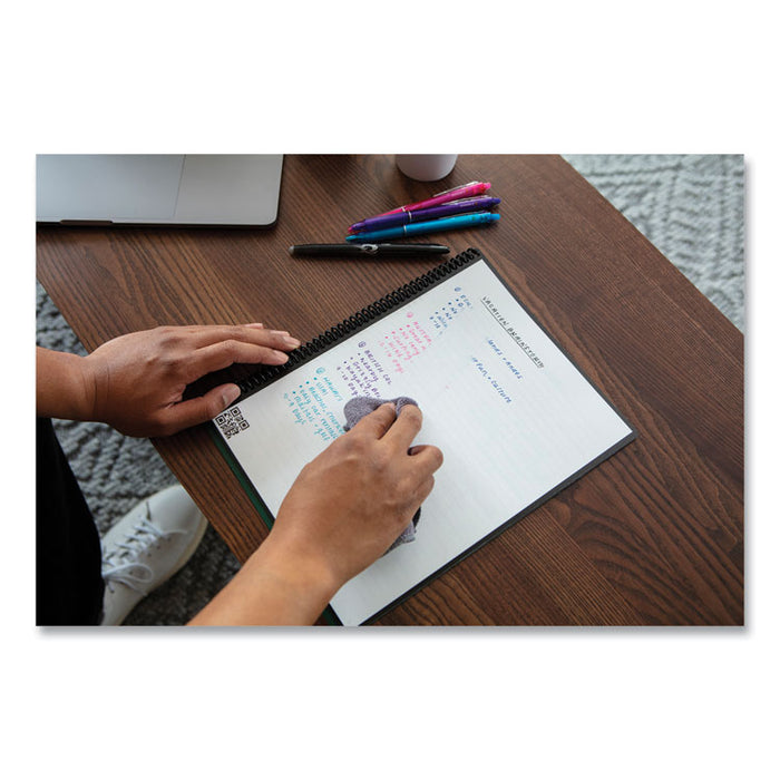 Core Smart Notebook, Dotted Rule (4 sq/in), Black Cover, (16) 11 x 8.5 Sheets