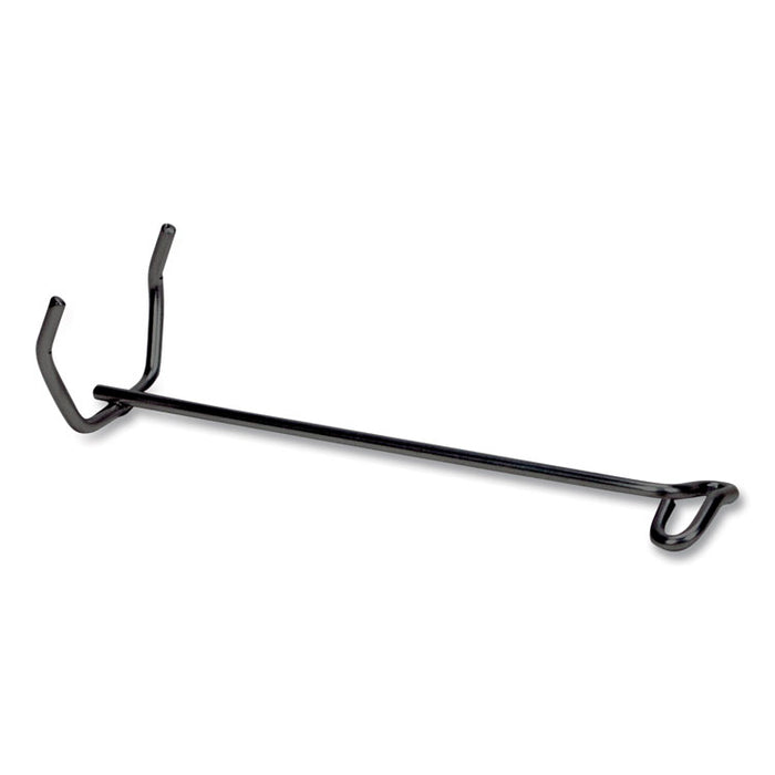 Desk Tray Stacking Posts for 5" Capacity Trays, Wire, Black, 4 Posts/Set