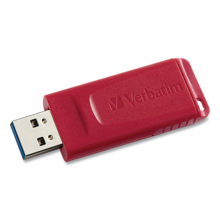 Store 'n' Go USB Flash Drive, 128 GB, Red