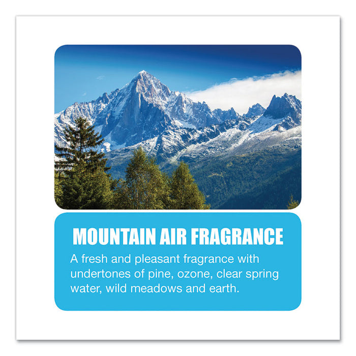 Odor Control Fogger, Mountain Air Scent, 5 oz Aerosol Spray, 12/Carton