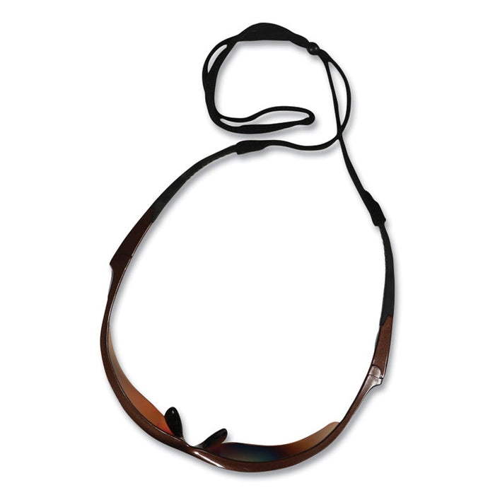 Nemesis Safety Glasses, Brown Half Frame, Polarized Brown Dual Lens, 12/Box