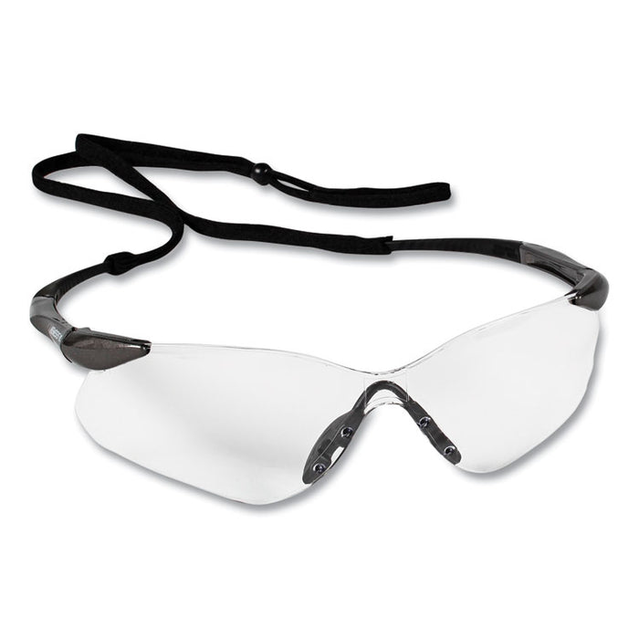 Nemesis VL Safety Glasses, Frameless, Clear Single Lens, 12/Box