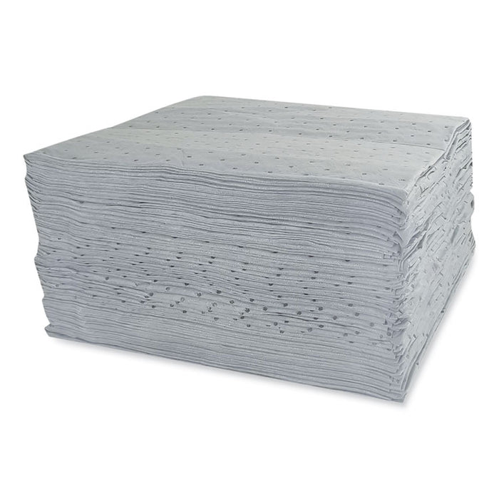 TASKBrand All Sorb Industrial Sorbent Pad, 0.24 gal, 15 x 18, 100/Carton