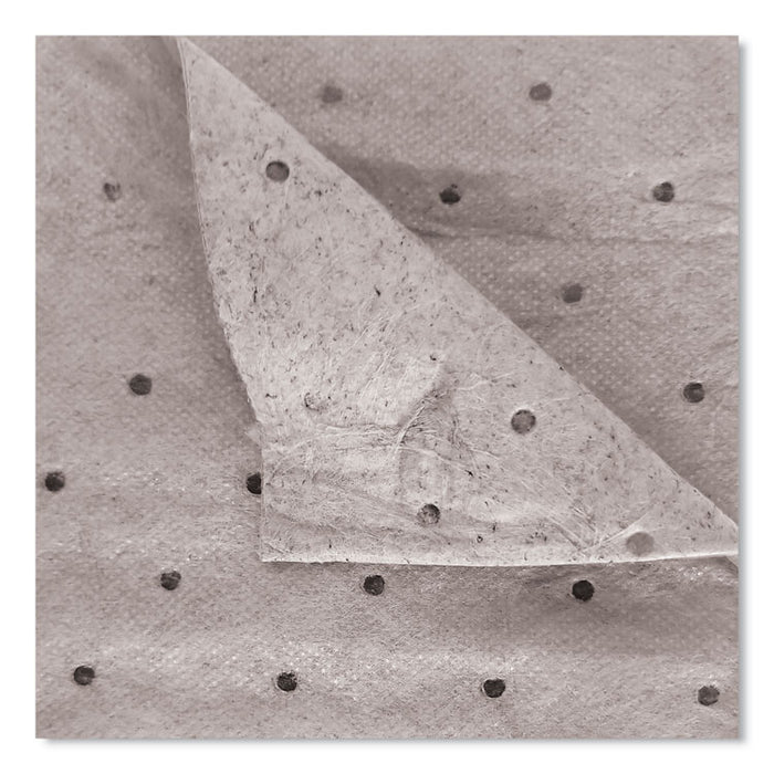 TASKBrand All Sorb Industrial Sorbent Pad, 0.22 gal, 15 x 18, 100/Pack