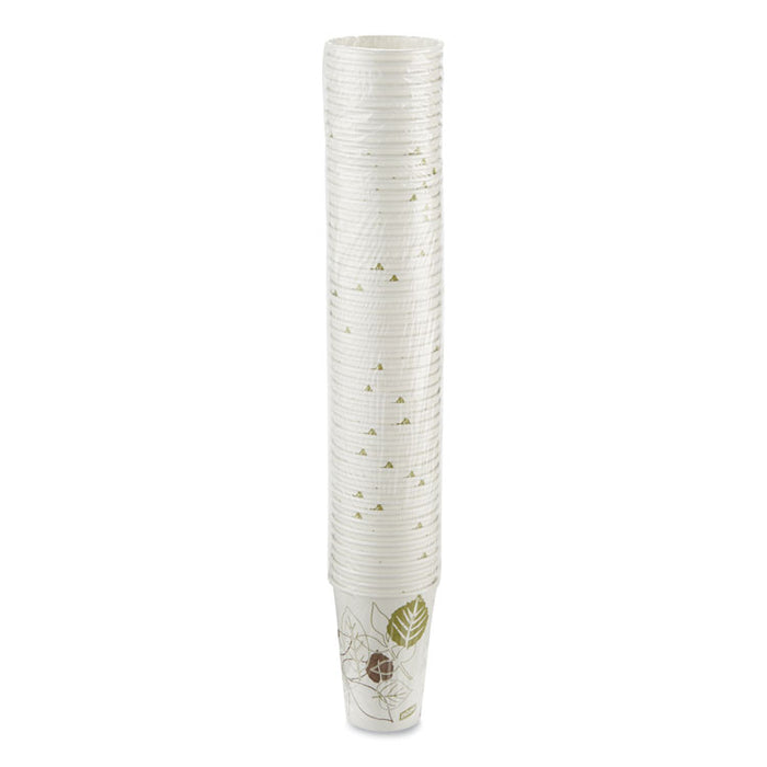 Pathways Paper Hot Cups, 16 oz, White/Brown, 50/Pack