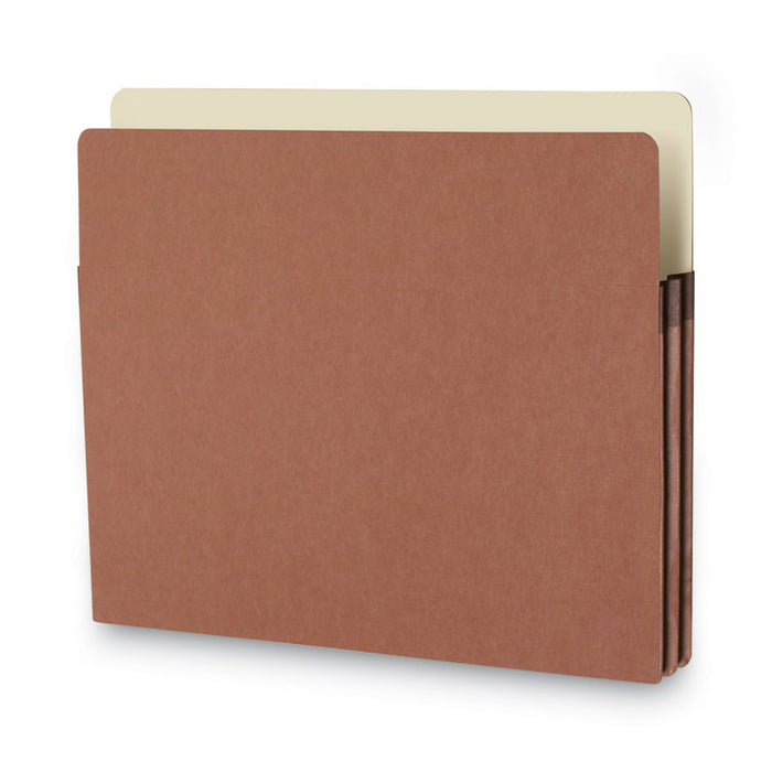 Redrope Drop Front File Pockets, 1.75" Expansion, Letter Size, Redrope, 50/Box