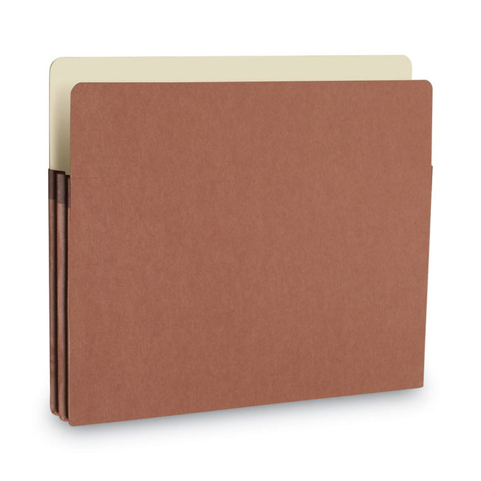 Redrope Drop Front File Pockets, 1.75" Expansion, Letter Size, Redrope, 50/Box