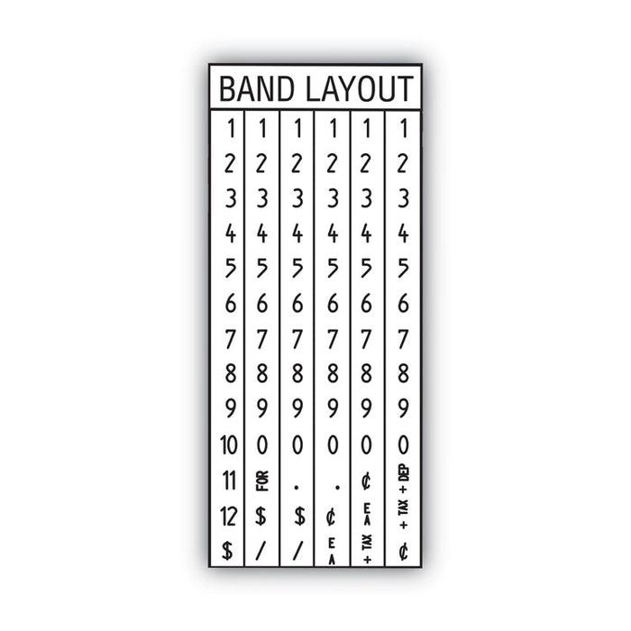 Pricemarker Kit, Model 22-6, 1-Line, 6 Characters/Line, 0.81 x 0.44 Label Size
